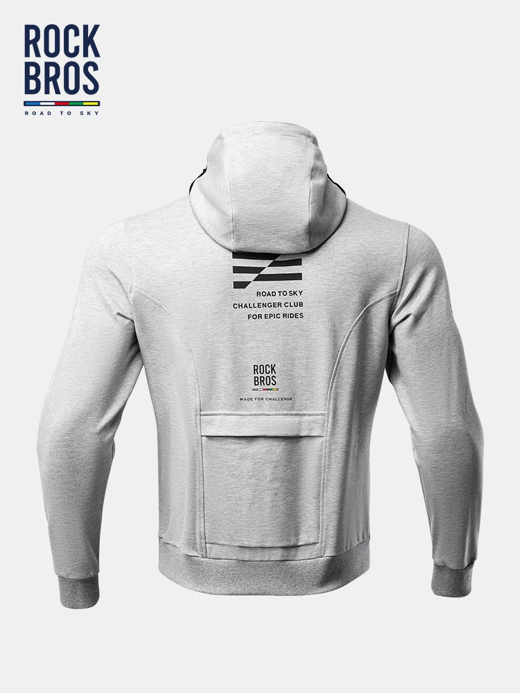 Áo khoác thể thao Rock Brothers Sky Road Series áo khoác dài tay có mũ trùm đầu dành cho nam và nữ áo len cặp đôi mùa thu đông