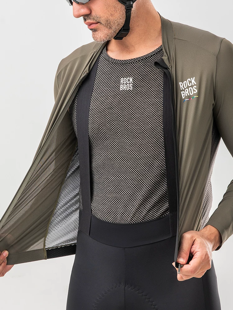 Áo lót thể thao Rock Brothers Sky Road Series Merino Wool Áo lót xe đạp đường trường Áo thể thao không tay Áo lót xe đạp Jersey