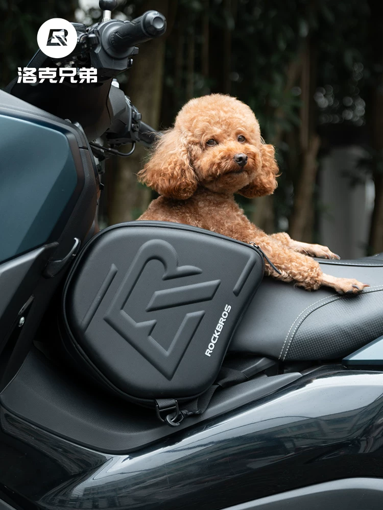 Túi đựng bình xăng xe tay ga Rock Brothers NMAX PCX Fosha XMAX, túi tam giác cứng phía trước xe máy