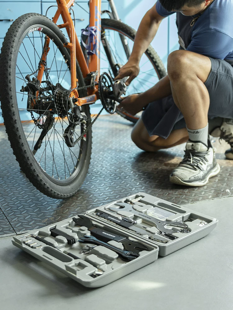 Bộ dụng cụ sửa chữa xe đạp Rock Brothers, cờ lê, bộ sửa chữa lốp, thiết bị bảo dưỡng xe đạp leo núi, xe đạp đường trường