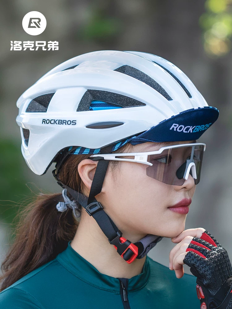 Mũ bảo hiểm xe đạp Rock Brothers có đèn hậu, mũ bảo hiểm xe đạp đường núi phát sáng, mũ bảo hiểm nam nữ, thiết bị đạp xe