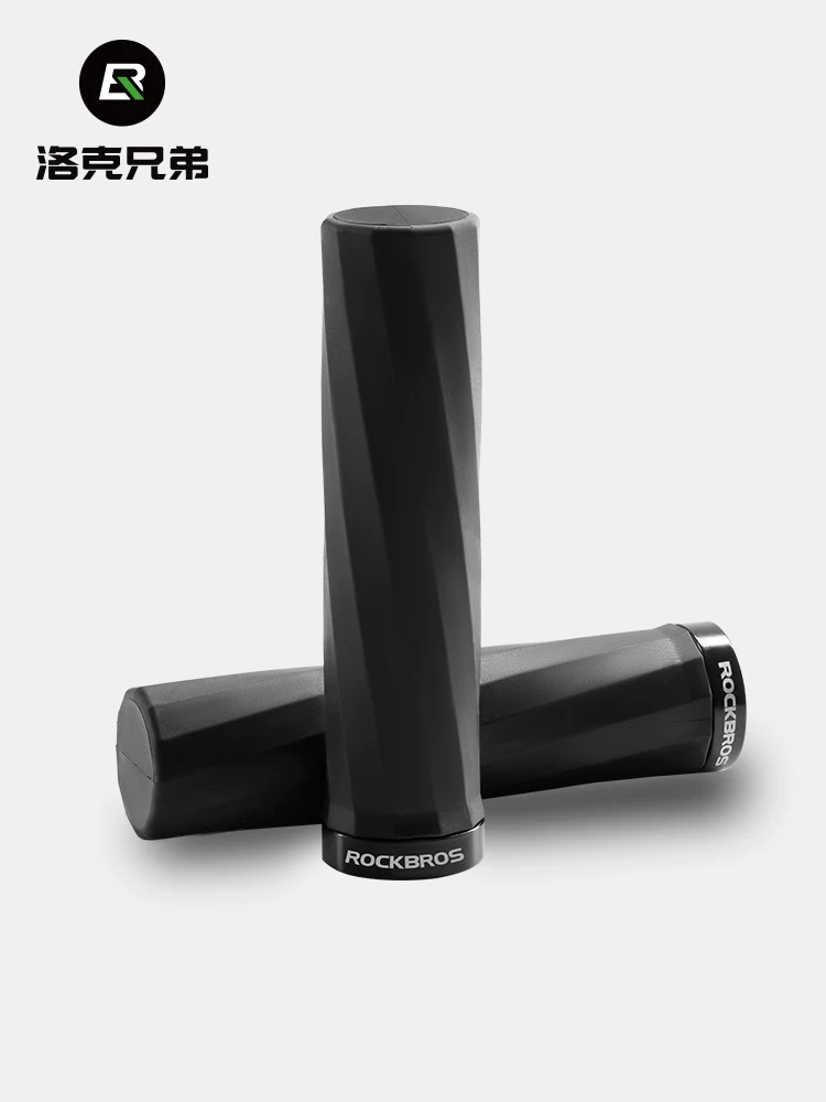 Tay cầm xe đạp leo núi Rock Brothers tay cầm xe đạp leo núi có khóa TPE chống sốc thoải mái tay cầm xe đạp chống trượt tay cầm phụ trợ tay lái xe đạp