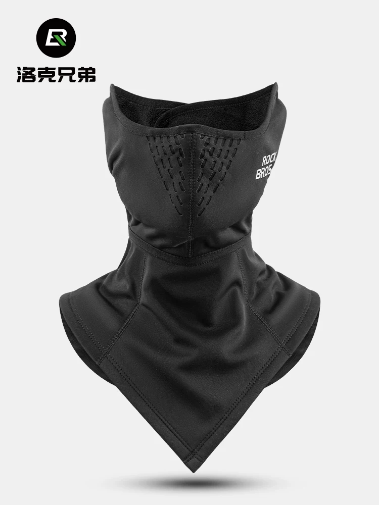 Mặt nạ đi xe máy Rock Brothers khăn quàng cổ giữ ấm bằng lông cừu chống gió dành cho nam và nữ bảo vệ khỏi lạnh ngoài trời bảo vệ mặt mùa thu đông