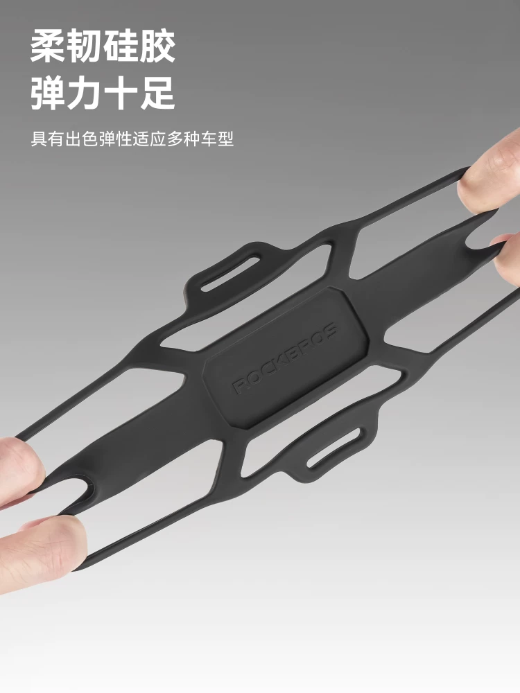 Giá đỡ điện thoại silicon tháo lắp nhanh Rock Brothers dành cho xe đạp đường trường, xe đạp, xe đạp điện, dịch vụ giao hàng và định vị.