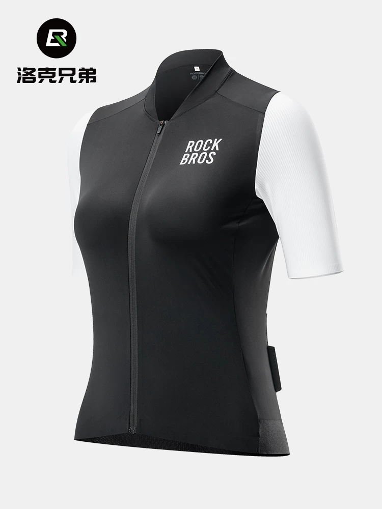 Áo thể thao đi xe đạp Rock Brothers ngắn tay mùa hè dành cho nữ xe đạp leo núi xe đạp đường bộ thoáng khí nhanh khô đồ thể thao