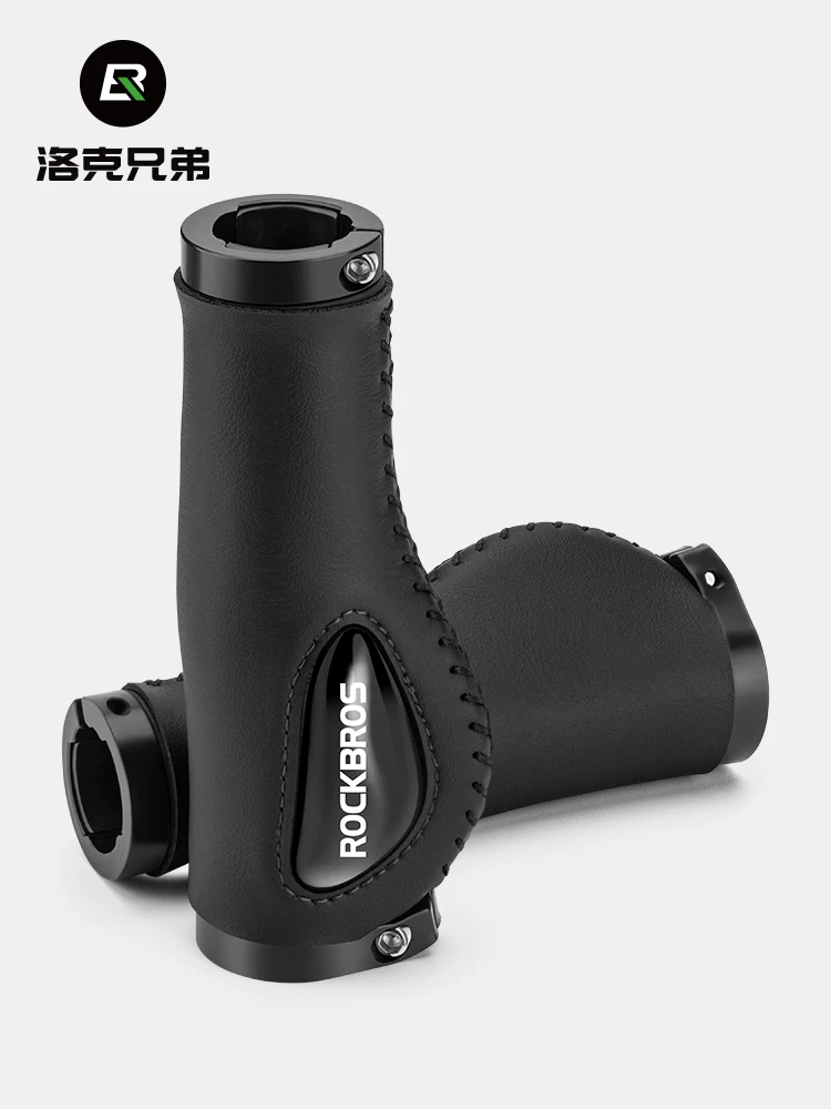 Tay cầm xe đạp Rock Brothers, tay cầm phụ trợ xe đạp leo núi bằng silicon chống sốc thoải mái, tay cầm khóa, tay cầm xe đạp dành cho người lái.