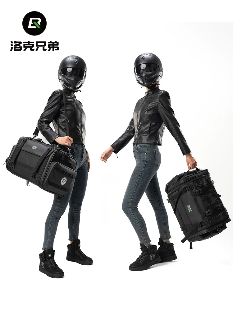 Túi đựng đồ phía sau xe máy Rock Brothers, túi đa năng, túi yên xe, túi đuôi xe, túi đựng đồ cho nam, đồ dùng xe máy