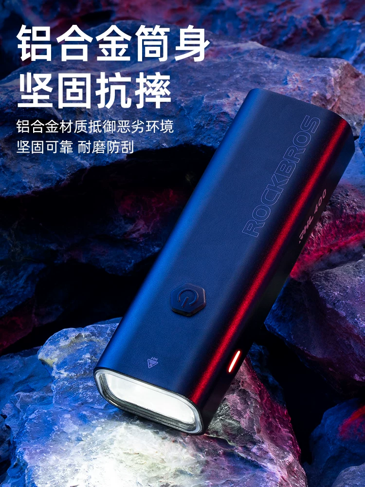 Đèn xe đạp Rock Brothers đèn pha mạnh đèn pin sạc xe đạp đường núi đi đêm ngoài trời thiết bị đạp xe
