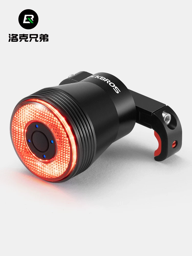 Đèn hậu xe đạp Rock Brothers đèn phanh thông minh thiết bị đi xe đạp xe đạp leo núi xe đạp đường bộ đi đêm cảm biến đèn hậu