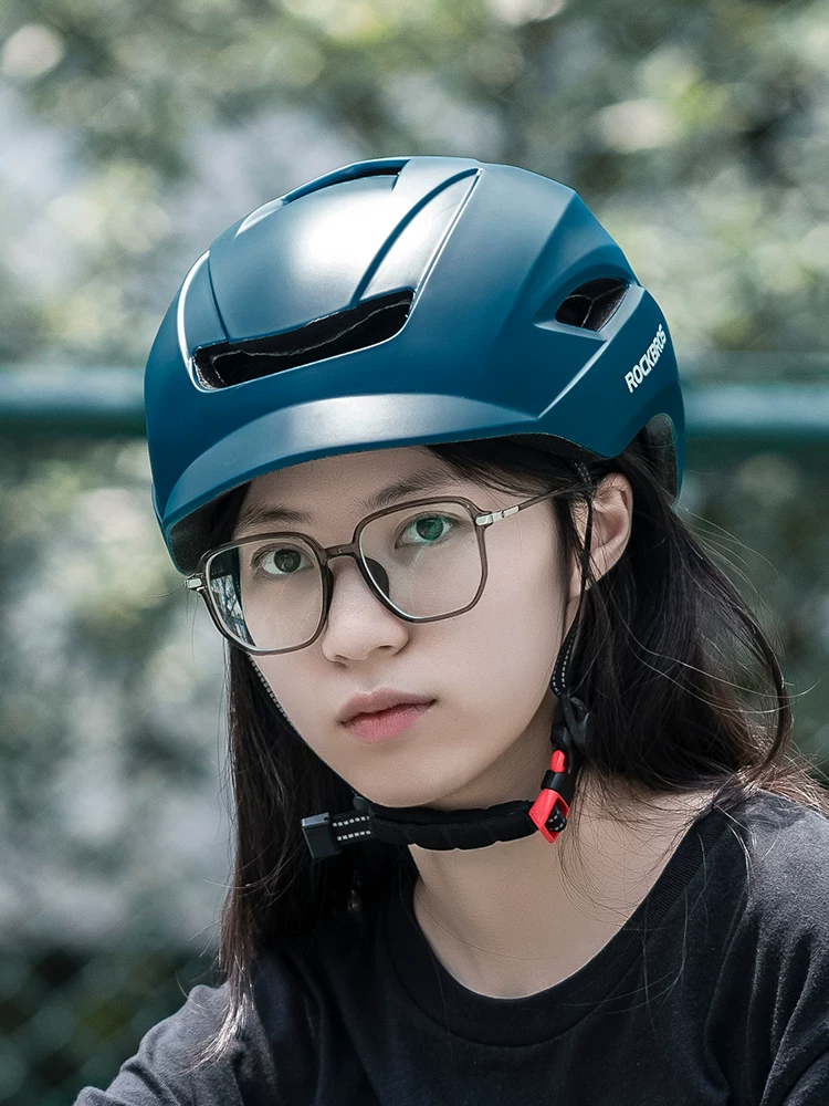 Mũ bảo hiểm đi xe đạp Rock Brothers, mũ bảo hiểm xe đạp, phong cách giản dị khi trượt ván trong thành phố, mũ bảo hiểm đi làm, unisex.