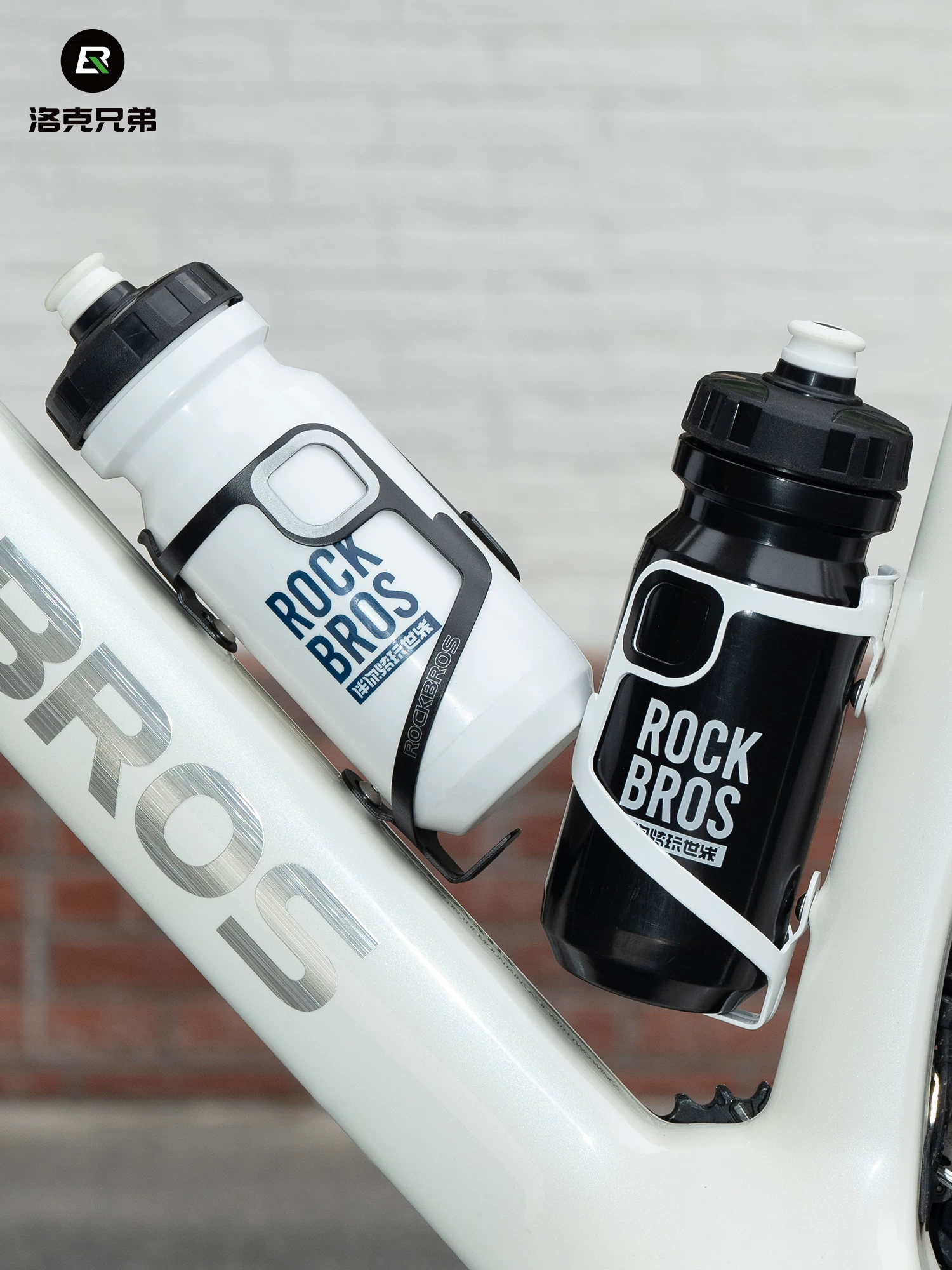 Rock Brothers giá đỡ bình nước xe đạp hợp kim nhôm xe đạp leo núi xe đạp đường bộ xe đạp gấp giá đỡ cốc nước đi xe đạp thiết bị phụ kiện