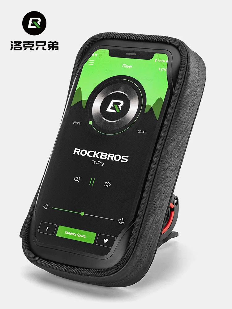 Rock Brothers túi đựng điện thoại trên xe đạp khung trước túi màn hình cảm ứng đường xe đạp leo núi túi điều hướng túi lưu trữ di động