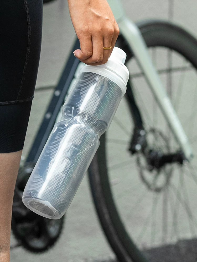 Bình nước xe đạp Rock Brothers, bình nước giữ lạnh kiểu bóp cho xe đạp đường trường và xe đạp leo núi, bình nước, dụng cụ đạp xe thể thao