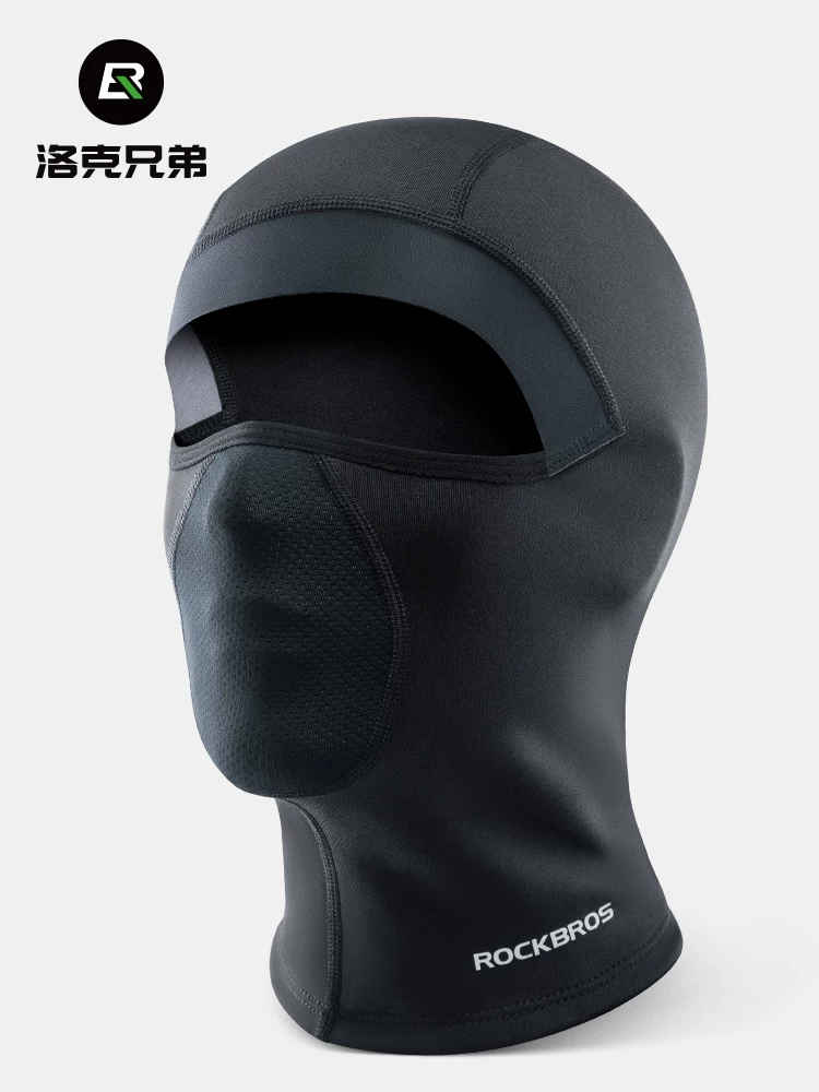 Mũ trùm đầu đi xe máy bằng lông cừu của Rock Brothers để giữ ấm vào mùa thu đông, giữ ấm cổ, bảo vệ mặt, mũ trùm đầu chống gió cho nam và nữ, mặt nạ đi xe.
