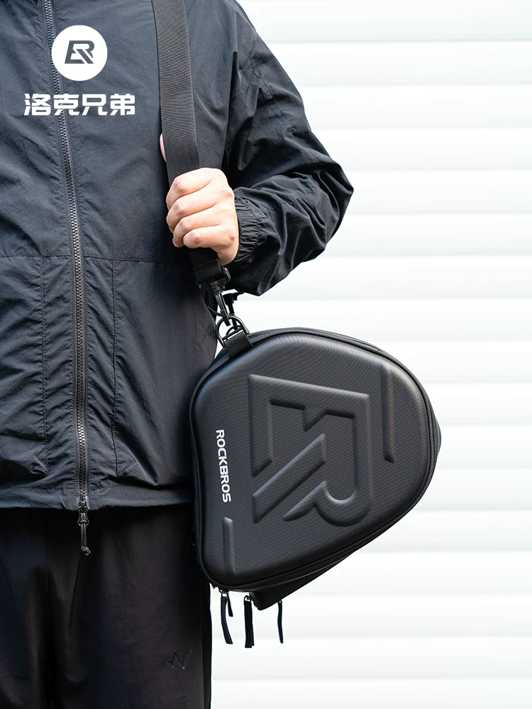 Túi đựng bình xăng xe tay ga Rock Brothers NMAX PCX Fosha XMAX, túi tam giác cứng phía trước xe máy