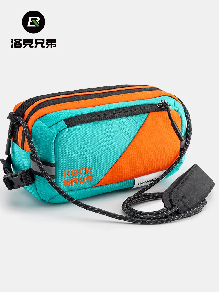 Túi đựng đồ phía trước xe đạp Rock Brothers xe đạp leo núi xe đạp đường bộ túi đựng đồ phản quang đi lại đi xe đạp