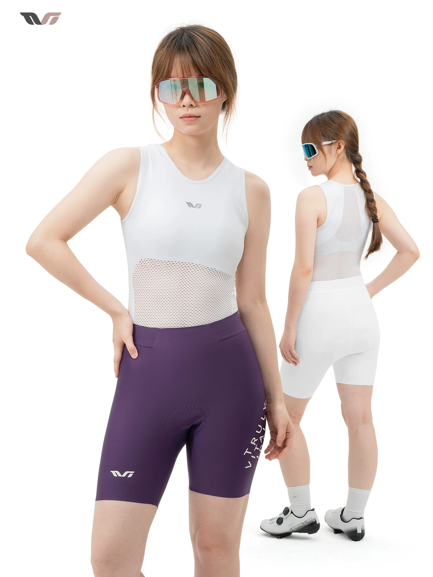 Quần short đi xe đạp Rock Brothers TVI dành cho nữ, quần lót đi xe đạp liền mạch thoáng khí, quần short đi xe đạp đường trường cho mùa hè