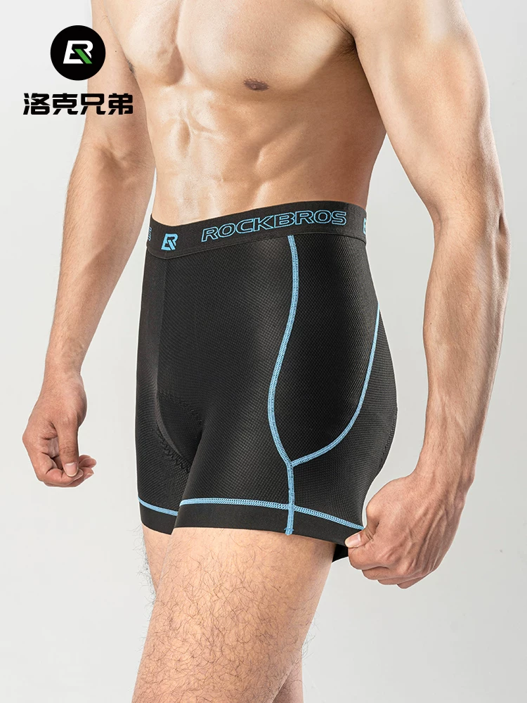 Quần short đi xe đạp Rock Brothers xe đạp leo núi xe đạp đường bộ quần đệm xốp thoáng khí dành cho nam đi xe đạp