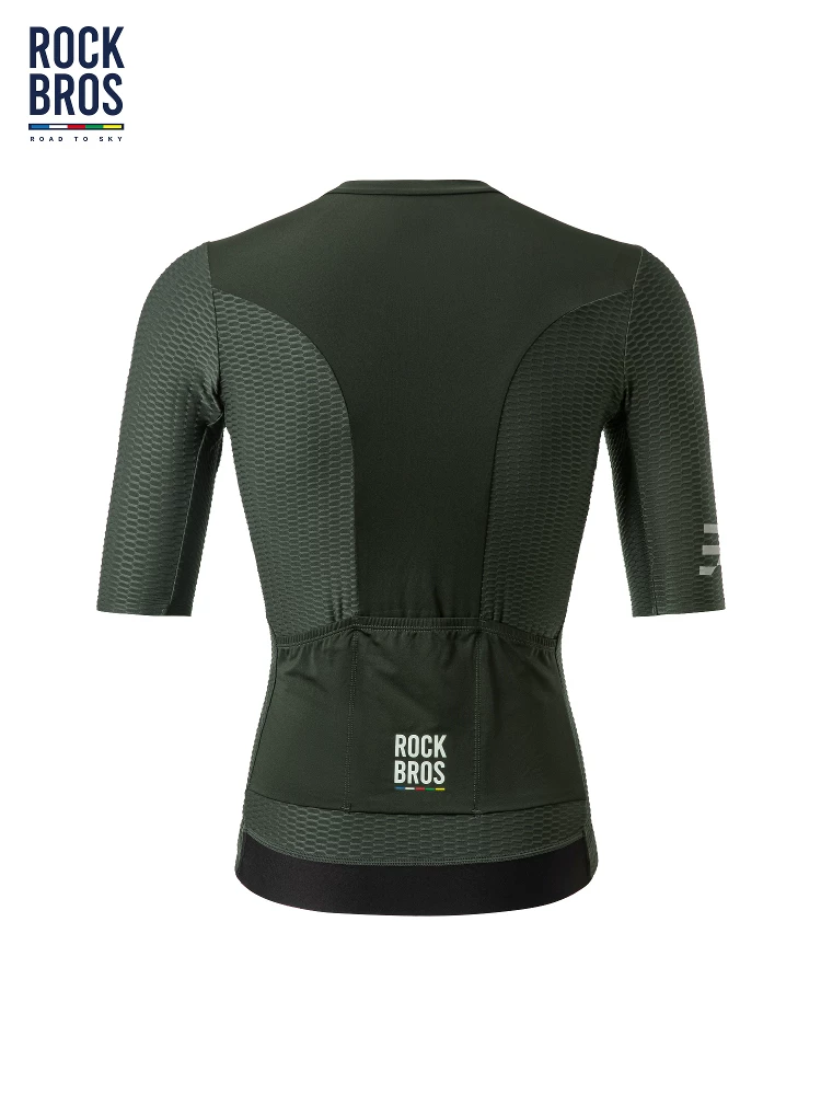 Rock Brothers Sky Road Series Áo đi xe đạp nam tay ngắn Áo khoác thể thao thoáng khí mùa hè