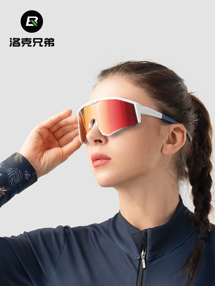 Kính đi xe đạp Rock Brothers Kính cận thị phân cực nhiều màu sắc dành cho nam và nữ Kính chạy xe đạp ngoài trời và leo núi chống gió và chống cát