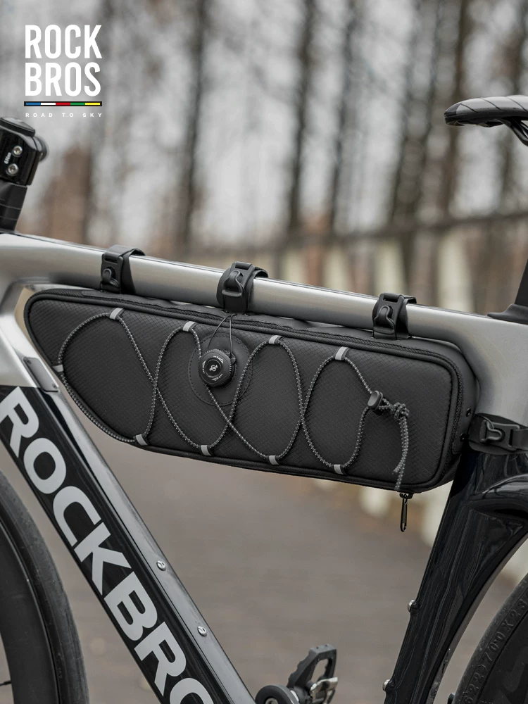 Túi đựng xe đạp Rock Brothers Sky Road Series Túi đựng khung xe đạp phía trước Túi đựng ống trên Túi đựng yên xe đạp leo núi đường dài
