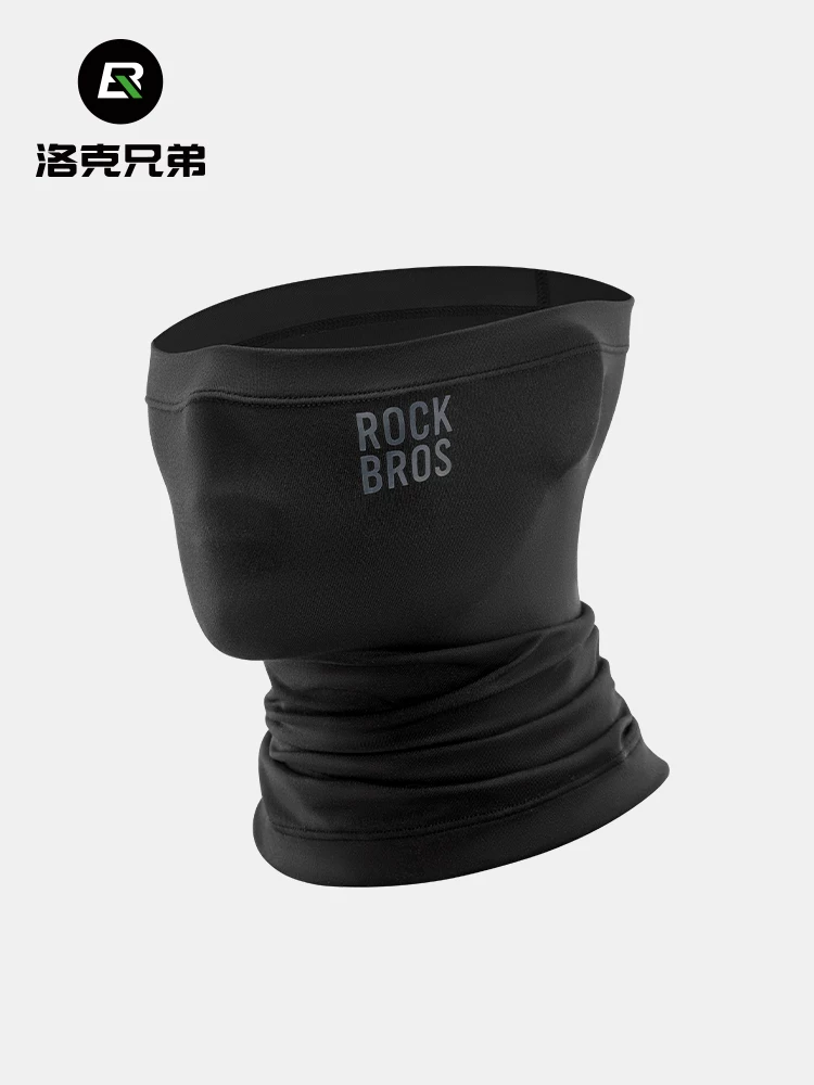 Mặt nạ đi xe đạp Rock Brothers mùa thu đông chống gió giữ ấm cổ, khăn quàng cổ thoáng khí bằng vải lông cừu, đồ dùng ngoài trời unisex