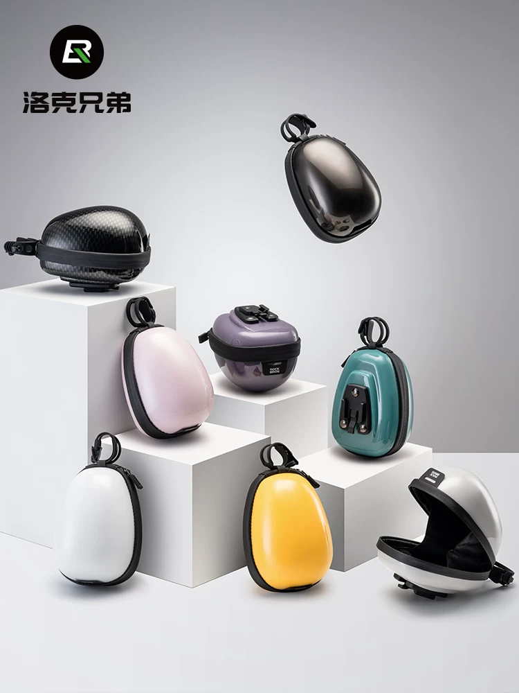 Túi đựng đồ xe đạp Rock Brothers, loại cứng cáp, nhỏ gọn, di động, gắn yên xe, dành cho xe đạp đường trường và xe đạp leo núi.