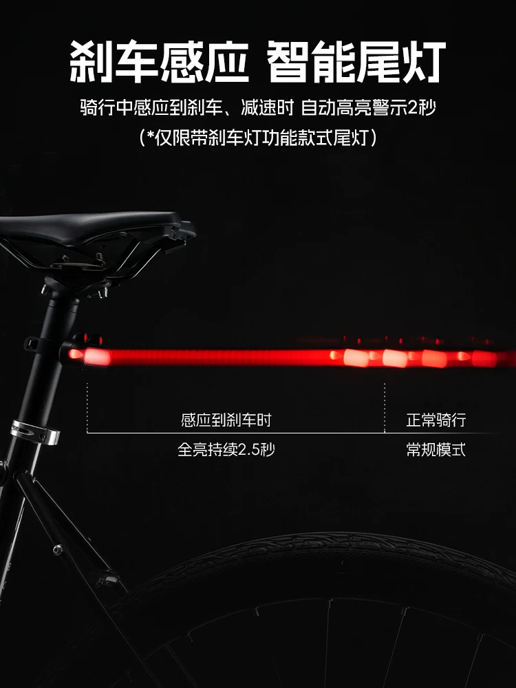 Bộ đèn trước và đèn hậu xe đạp Rock Brothers, đèn sạc mạnh mẽ dành cho xe đạp đường trường và xe đạp leo núi, thiết bị đi xe đêm