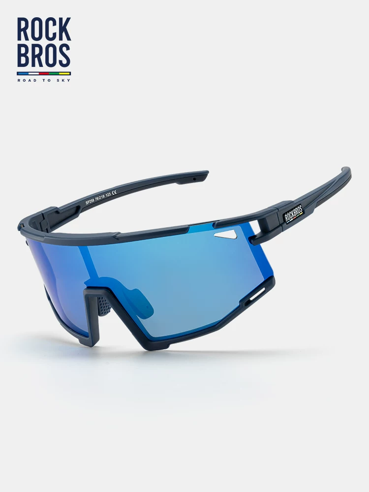 Rock Brothers Sky Road Series Kính đi xe đạp Phân cực Photochromic Bảo vệ cận thị Chống gió Chống cát Xe đạp Chạy bộ Thể thao Unisex