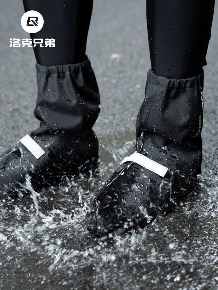 Bao giày chống nước và chống gió Rock Brothers, bao giày chống mưa, bao giày đi xe đạp đường trường và leo núi, thiết bị đạp xe