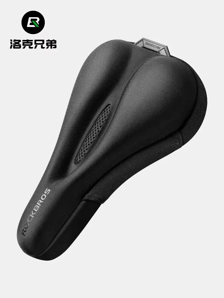 Vỏ bọc ghế xe đạp Rock Brothers bằng silicon mềm rỗng, có thể tháo nhanh, dày hơn dành cho nam và nữ, đệm ghế xe đạp leo núi và đường trường