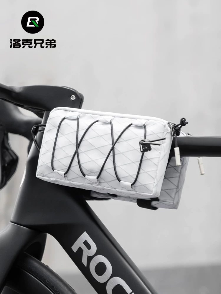 Túi đựng đồ phía trước xe đạp Rock Brothers, túi khung xe đạp leo núi, túi yên xe, thiết bị đạp xe lắp đặt treo