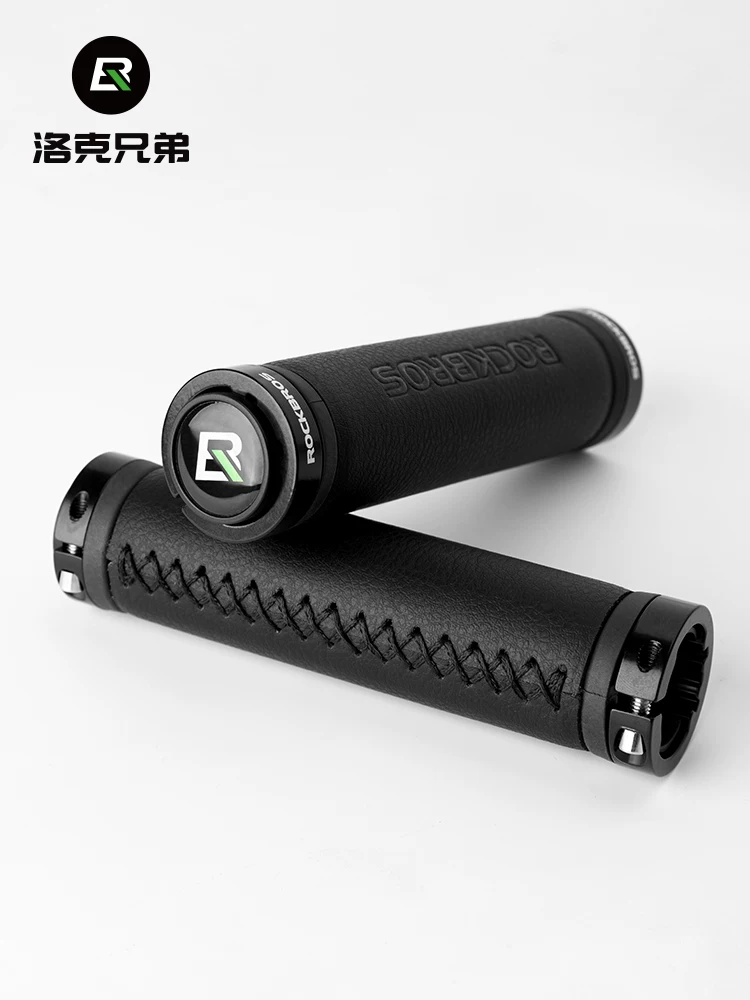 Rock Brothers tay lái xe đạp cầm nắm tay lái xe đạp leo núi tay cầm khóa chống trượt gấp tay lái xe đạp phụ kiện đi xe đạp