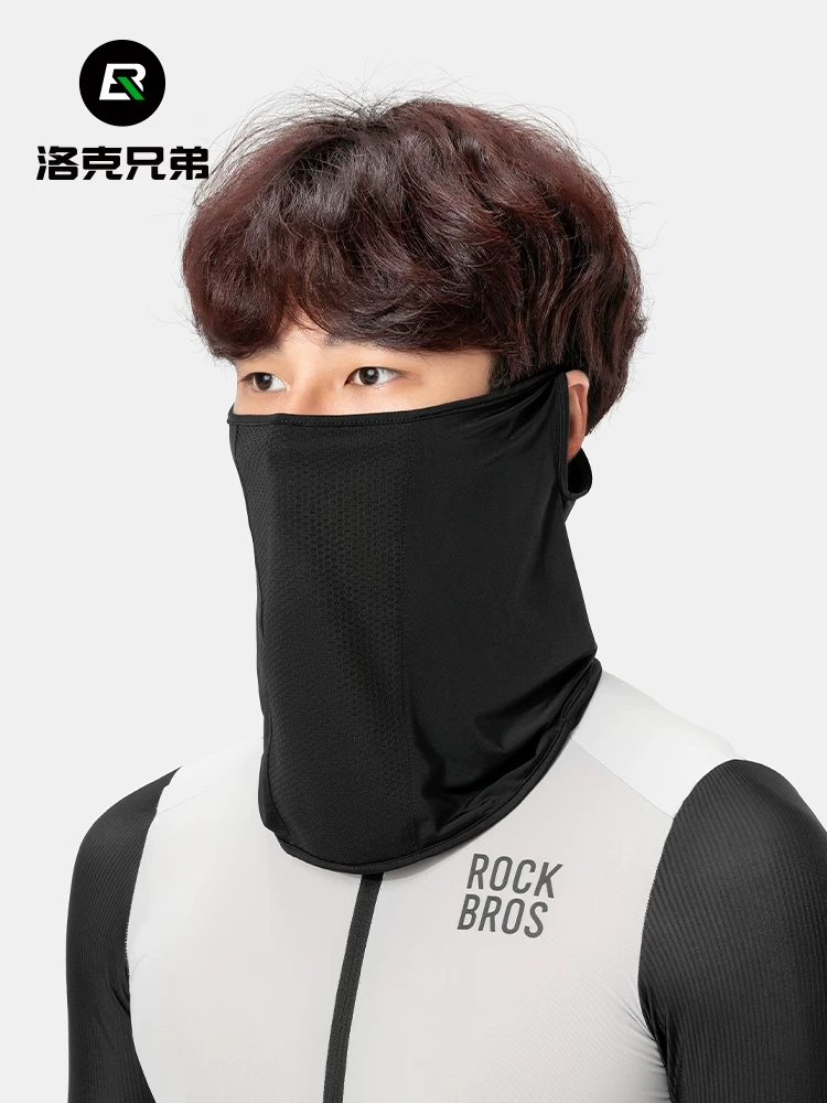 Khăn quàng cổ đa năng Rock Brothers, chất liệu vải lụa đá, chống nắng, che mặt, dành cho nam và nữ, dùng khi đi xe đạp, xe máy, mùa hè