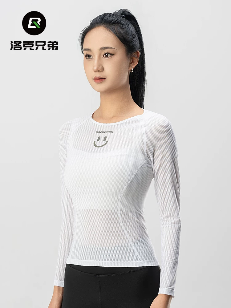 Áo thun dài tay thoáng khí, nhanh khô dành cho nữ của Rock Brothers dành cho mùa hè