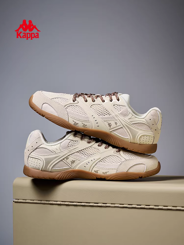 Giày nữ Kappa kiểu retro, giày tập luyện Đức, mùa đông 2025, kiểu thấp cổ, đế mềm, đa năng, thời trang, giày thể thao thường ngày