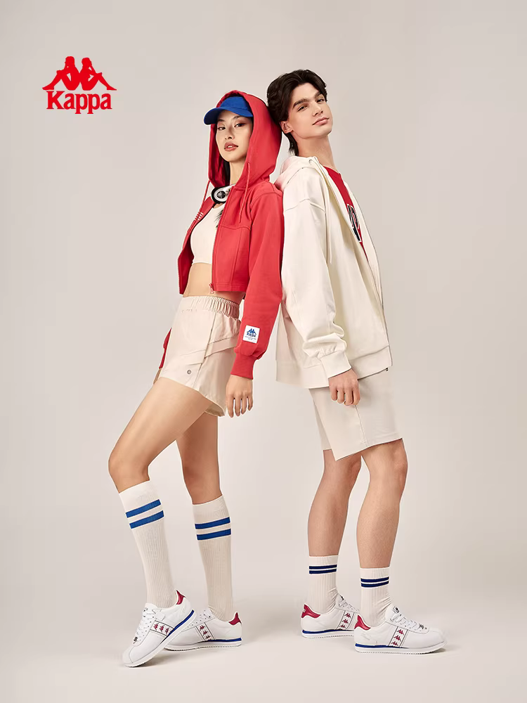 Giày thể thao đế mỏng Kappa bạc dành cho nữ mùa đông 2025 mới, nhẹ, giảm sốc, thời trang, giày thường ngày