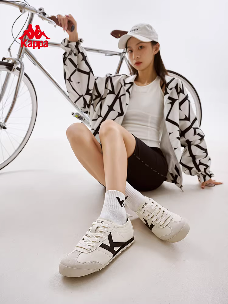 Giày thể thao nữ Kappa mùa đông 2025 mới, kiểu dáng thường ngày, cổ thấp, giày tập luyện đế mềm, nhẹ, giày chạy bộ