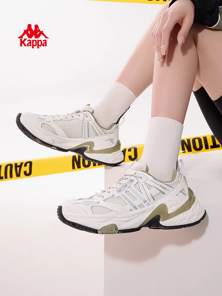 Giảm giá đặc biệt | Giày Kappa nữ chính hãng] Giày bố nữ Kappa mùa đông 2025 mới đế dày thời trang