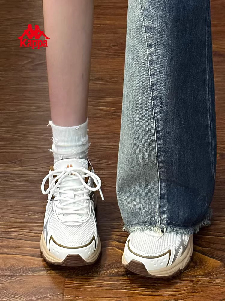 Giày nữ Kappa Bernardo series đế dày kiểu dad shoes nữ mùa đông 2025 mới phong cách retro đa năng