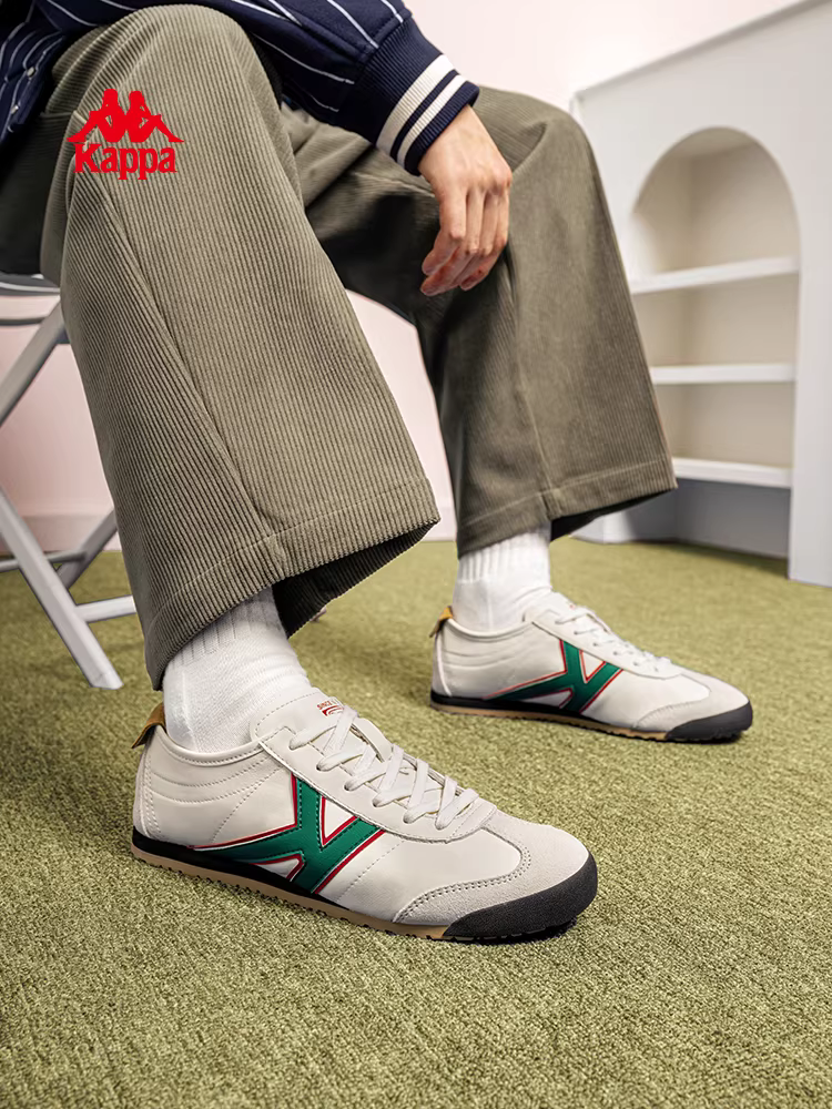 Giày thể thao nam Kappa mùa đông 2025, mẫu mới, cao cấp, đế mềm, giày tập luyện Đức, phong cách retro.