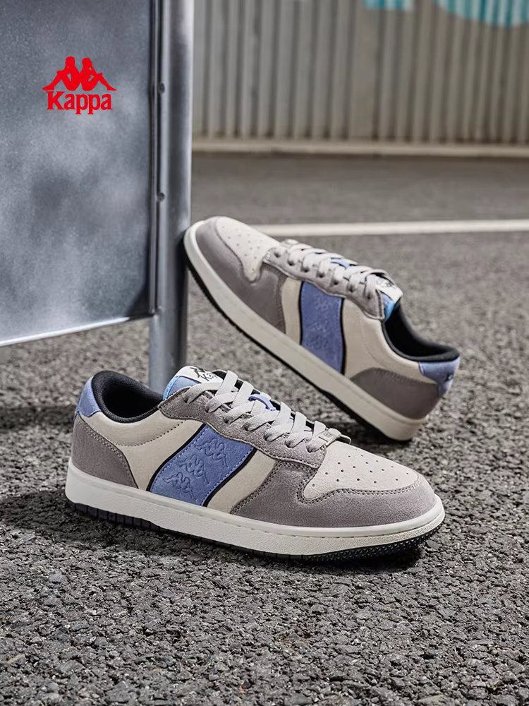 Giày thể thao nam Kappa retro mùa đông 2025 đế dày màu trắng cao cấp thời trang thể thao năng động
