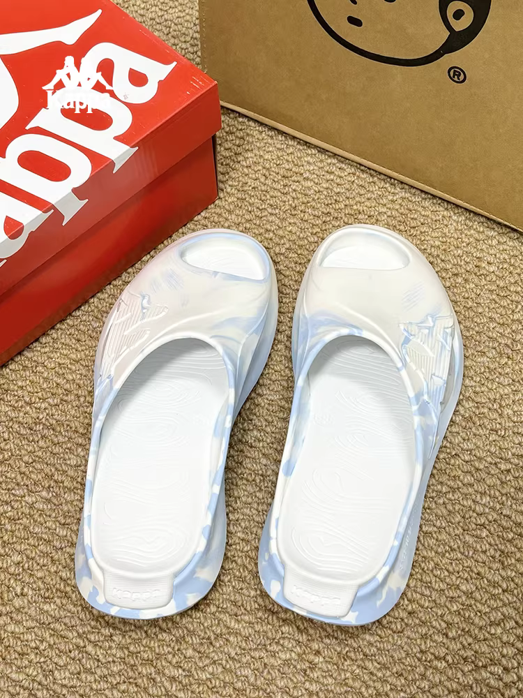 Giảm giá đặc biệt | Chính hãng] Dép Kappa 2025 Mẫu mới Dép thể thao nửa đế dày kiểu clog