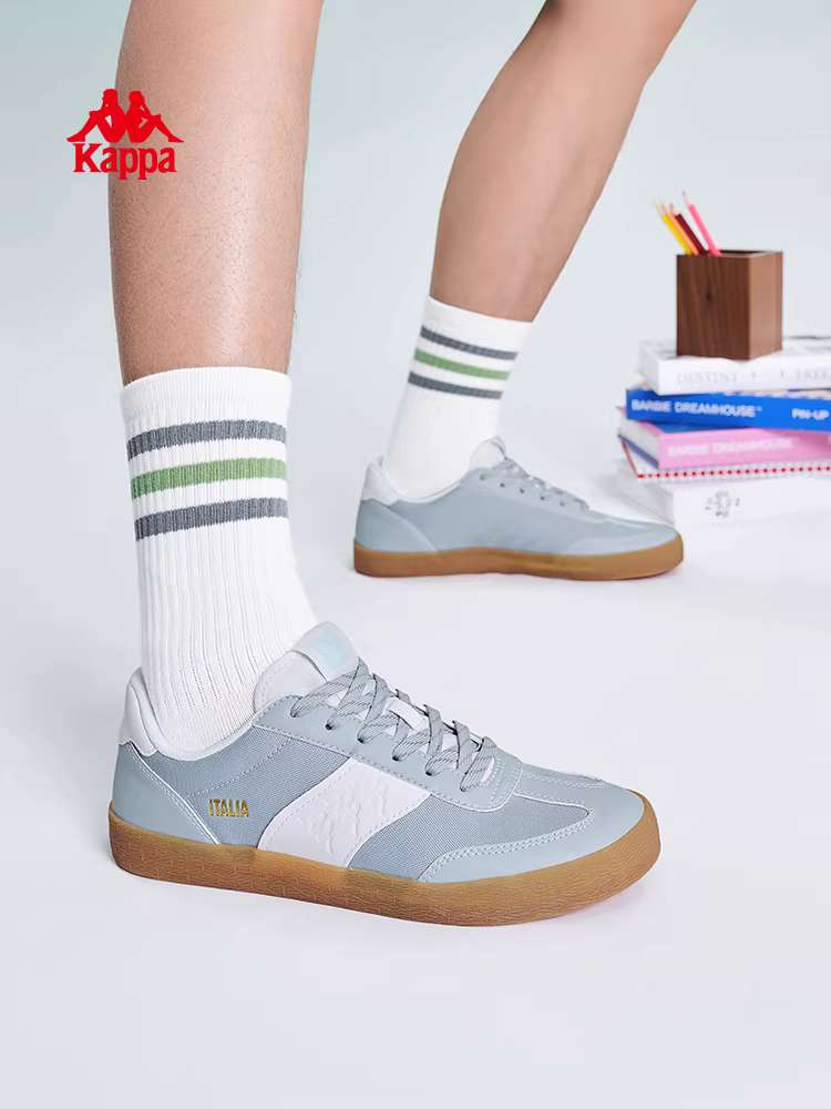 Giày nam Kappa kiểu retro, giày tập luyện Đức, mẫu mới mùa đông 2025, giày thể thao thời thượng, nhẹ, đế mềm, giày thể thao thường ngày
