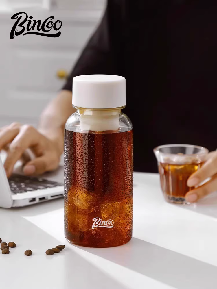 Bình pha cà phê lạnh Bincoo, cốc pha cà phê lạnh kín, cốc pha cà phê lạnh Tritan, cốc pha cà phê lạnh để tủ lạnh, cốc nước dung tích lớn, cốc nước di động
