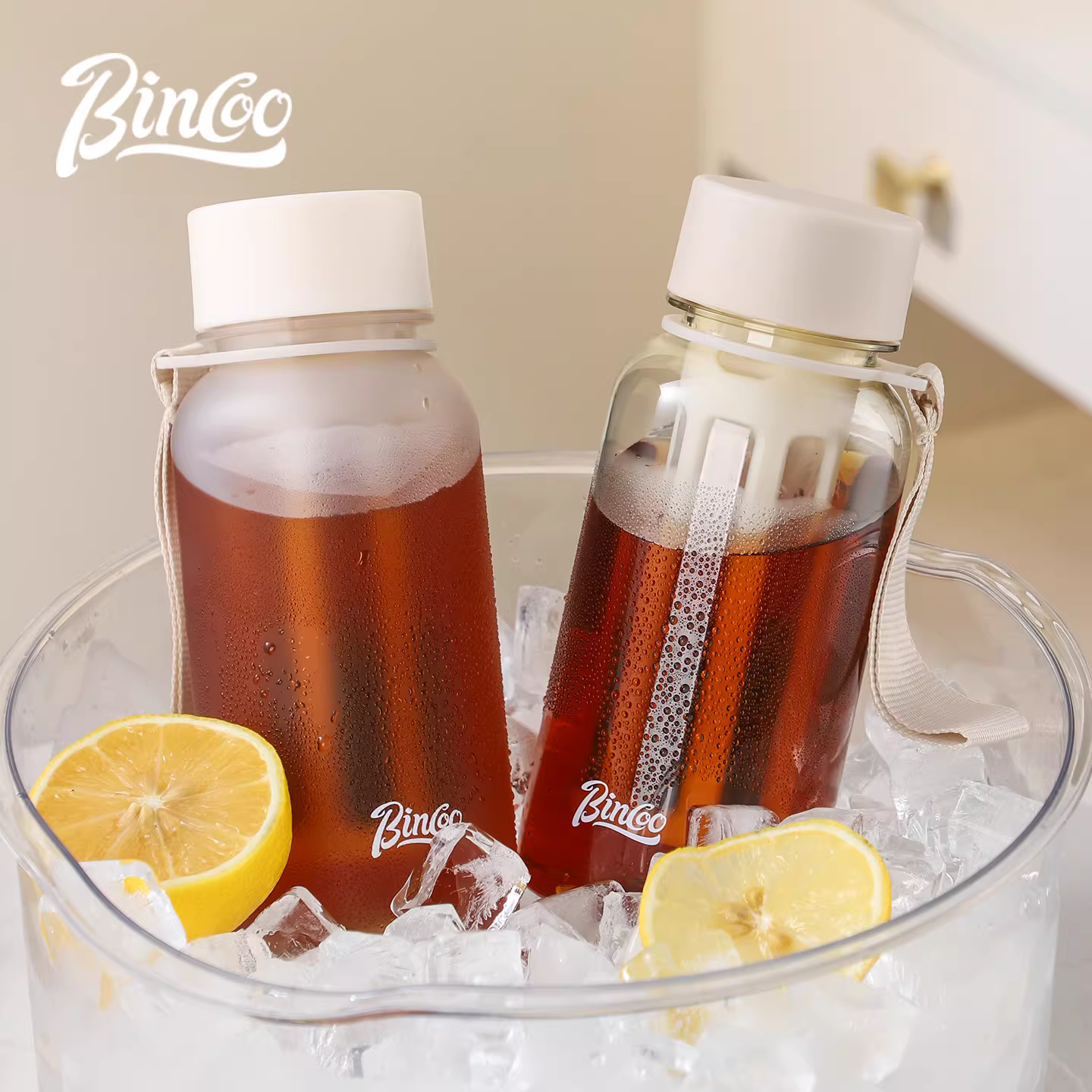 Cốc pha cà phê lạnh Bincoo, bình pha cà phê lạnh, cốc trà lạnh, cốc cà phê di động kín hơi, bình pha cà phê đá kiểu Mỹ, cốc nước