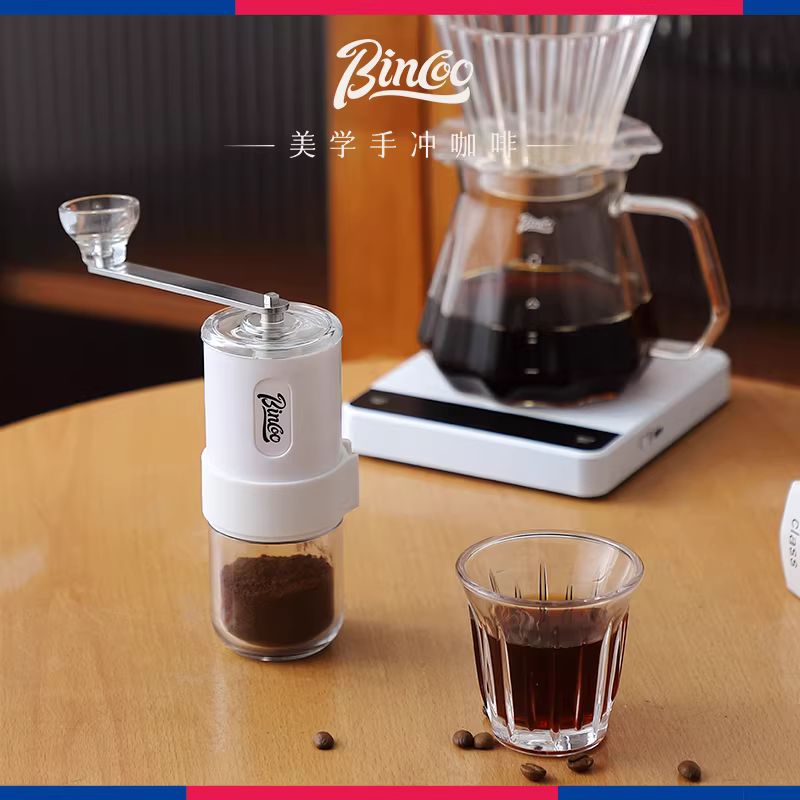 Máy xay cà phê thủ công Bincoo, máy xay cà phê hạt nhỏ gia dụng, máy pha cà phê thủ công, dụng cụ pha cà phê bằng tay