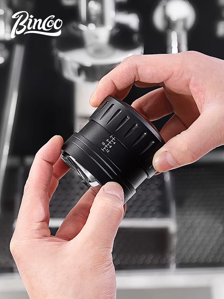 Dụng cụ phân phối bột cà phê Bincoo kiểu Ý, tích hợp chức năng đầm cà phê, chiều cao điều chỉnh được 58mm