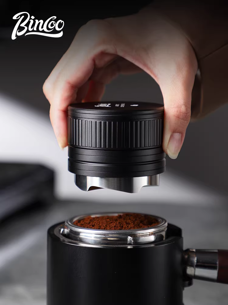 Dụng cụ nén cà phê Ý Bincoo, có thể điều chỉnh vô hạn, phụ kiện máy pha cà phê gia đình, phổ biến cho 51/58mm