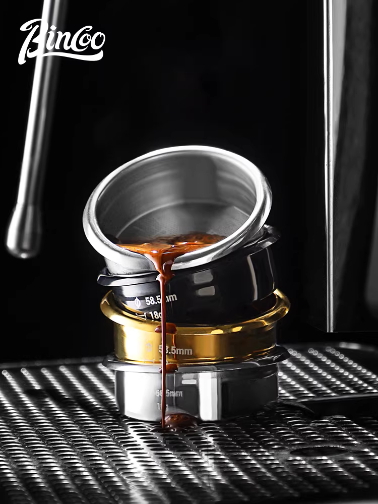 Phụ kiện pha cà phê Bincoo Unbounded Series 51/58mm, khay đựng bột cà phê nhanh, kiểu Ý, chính xác, dành cho máy pha cà phê